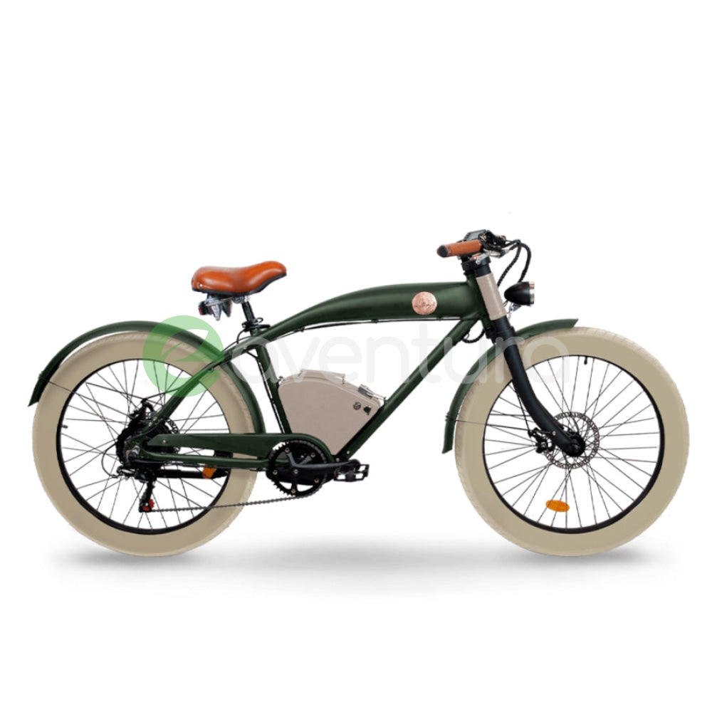 Rayvolt Clubman Smart Hub - 400 Wh / 10 Ah Green Night E-Bike